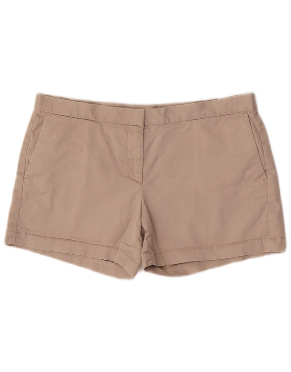 Armani Exchange Pantalones cortos chinos de cintura baja para mujer US 8 Medium W32 Algodón beige