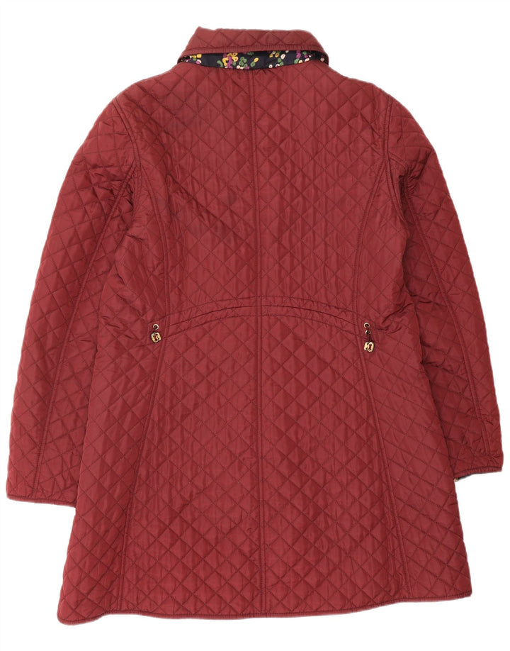 Hobbs Chaqueta acolchada para mujer UK 14 Poliamida granate mediana