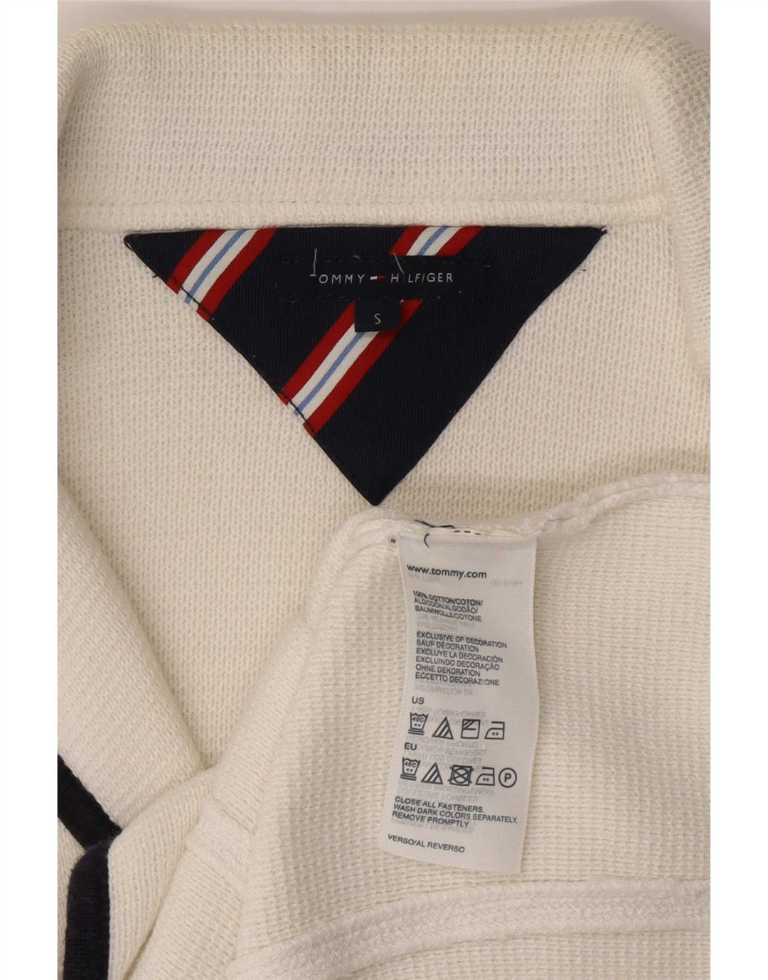 Tommy Hilfiger Chaqueta Blazer de 3 Botones para Mujer UK 8 Small White