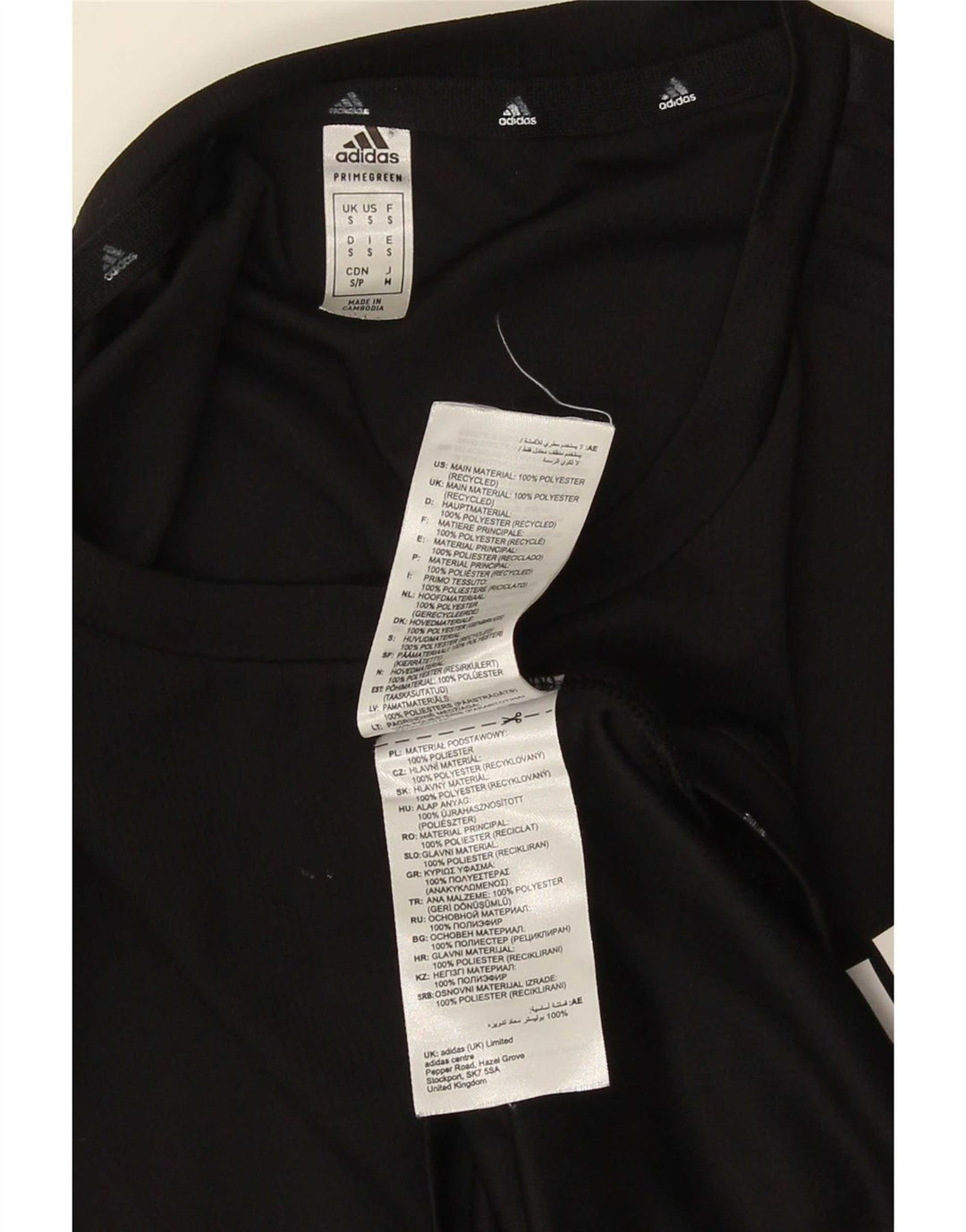 Adidas Hombre Aeroready Chaleco Top Pequeño Poliéster Negro
