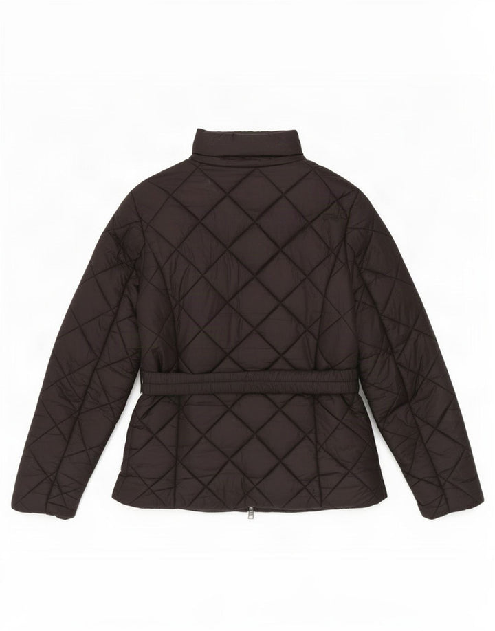 Guess Chaqueta acolchada para mujer UK 12 Mediana Poliamida negra