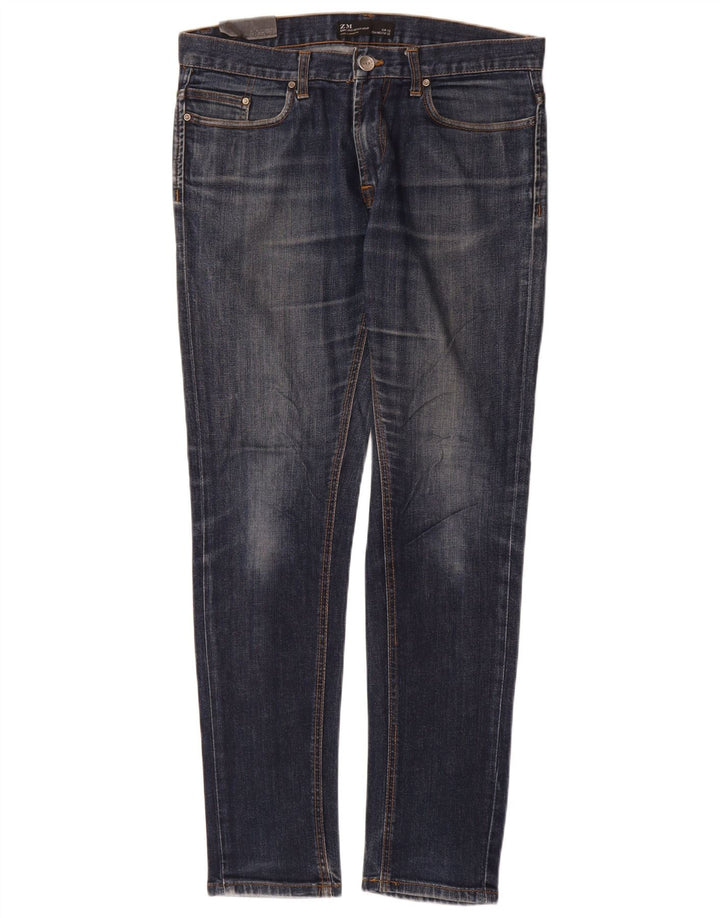 Zara Mens Slim Jeans EU 42 Grande W32 L32 Azul