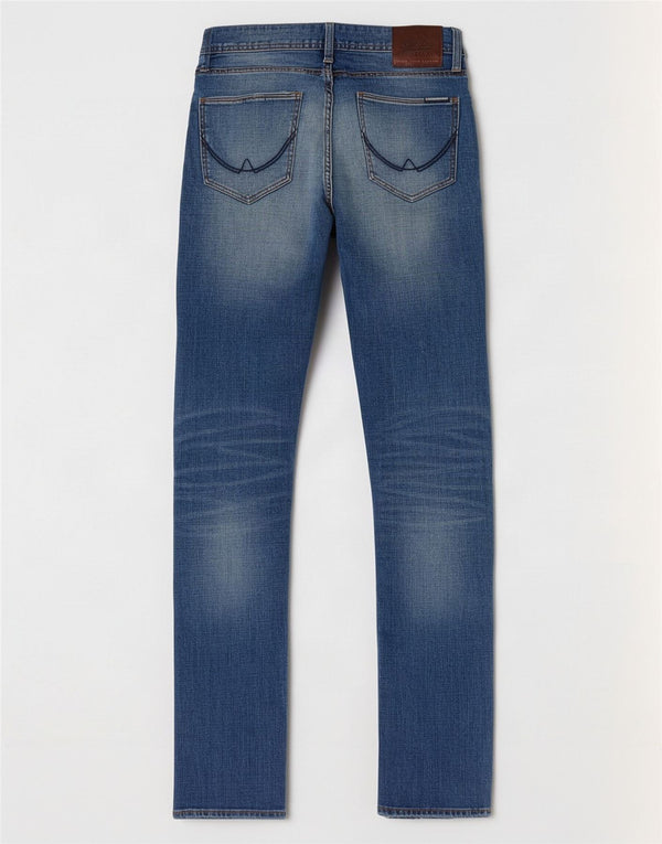 Superdry Vaqueros ajustados desgastados Corporal para hombre W31 L32 Algodón azul
