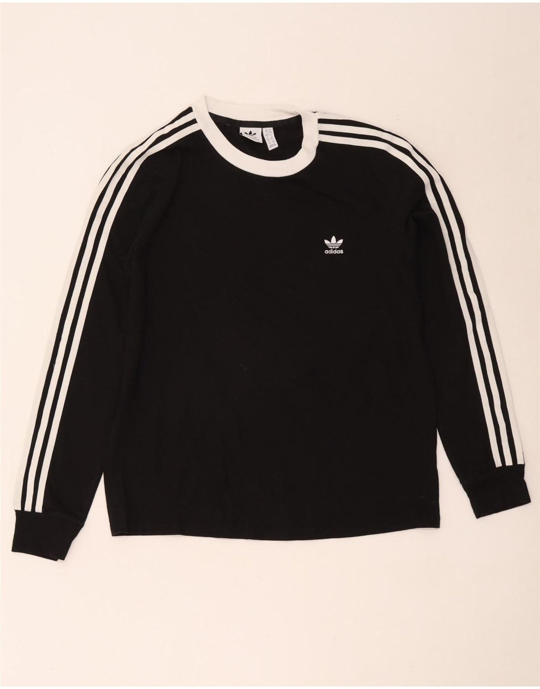 Adidas - Camiseta de manga larga para mujer, talla 40, talla grande, color negro