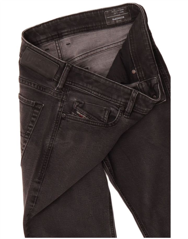DIESEL Vaqueros pitillo Sleenker para mujer W31 L32 Algodón negro