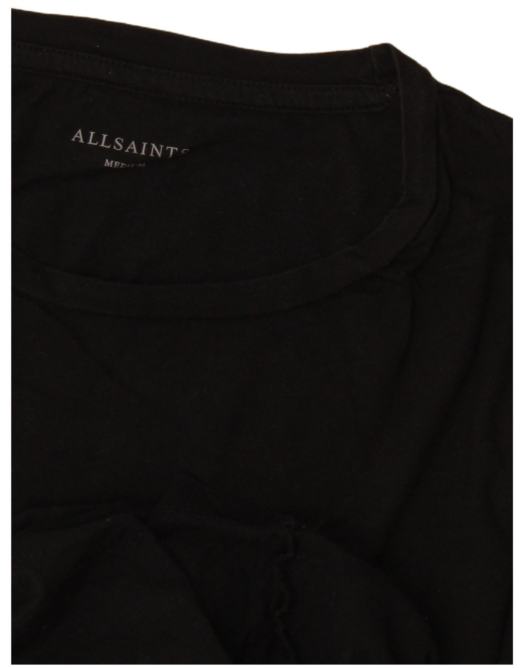 All Saints - Camiseta para hombre, talla mediana, color negro