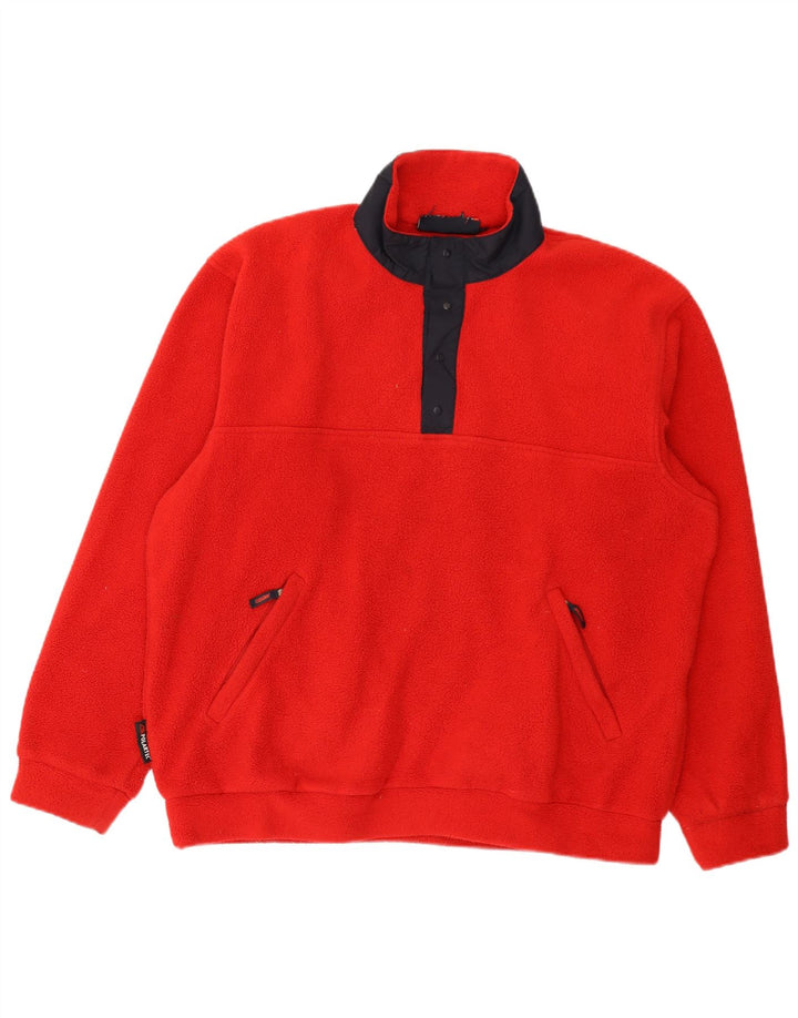 Musto Jersey De Lana Con Cuello De Botón Para Hombre Poliéster Rojo Grande