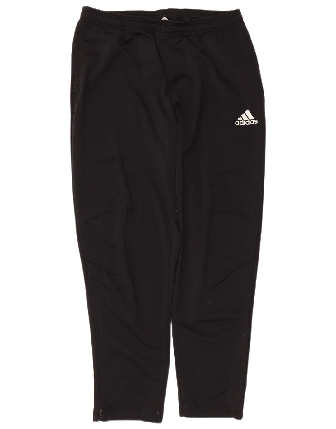 Adidas - Pantalón de chándal para hombre, talla grande, color negro, poliéster, deportivo