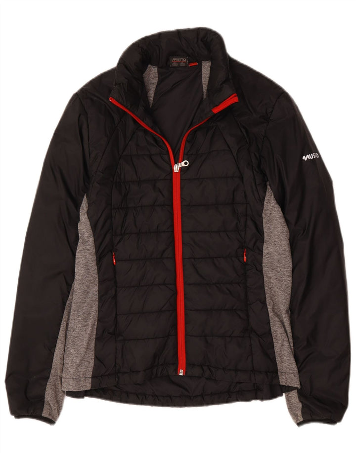 Musto Chaqueta acolchada con gráfico para niño 13-14 años Poliamida color block negro