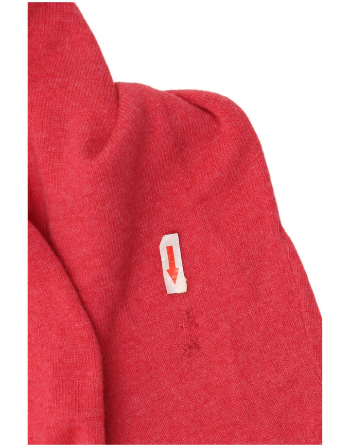 Gant Jersey Con Cuello En V De Lana De Cordero Rosa Medio |