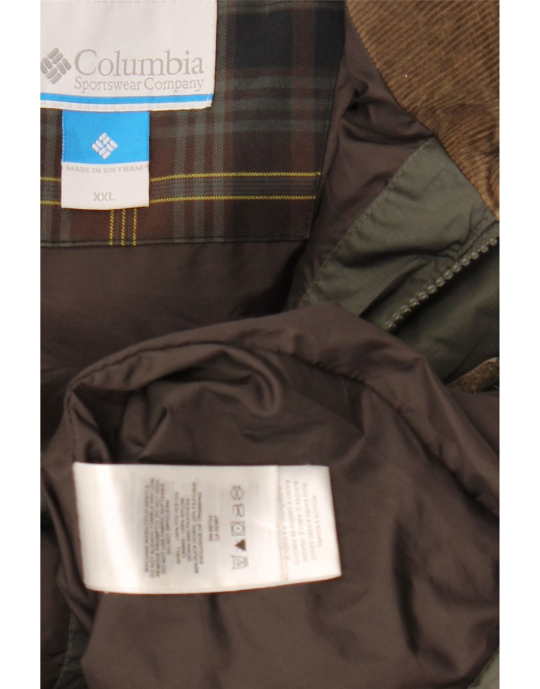 Columbia Chaleco acolchado Omni-Shield para hombre UK 44 2XL Poliéster caqui