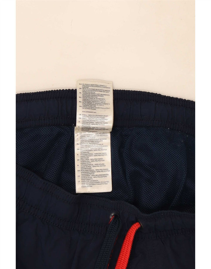 Adidas - Pantalones cortos deportivos para hombre, talla grande, poliéster, color azul marino