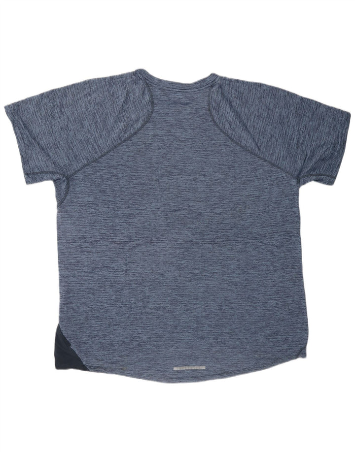 NIKE Camiseta Dri Fit para Hombre Top XL Poliéster Moteado Azul