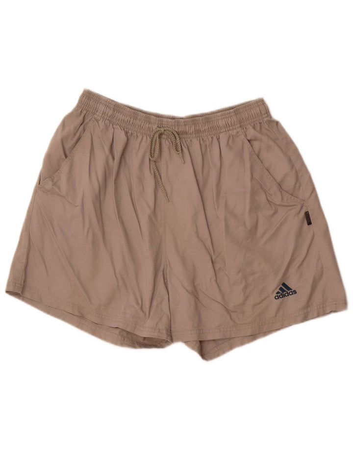 Adidas Pantalones cortos deportivos para hombre XL Gris Algodón