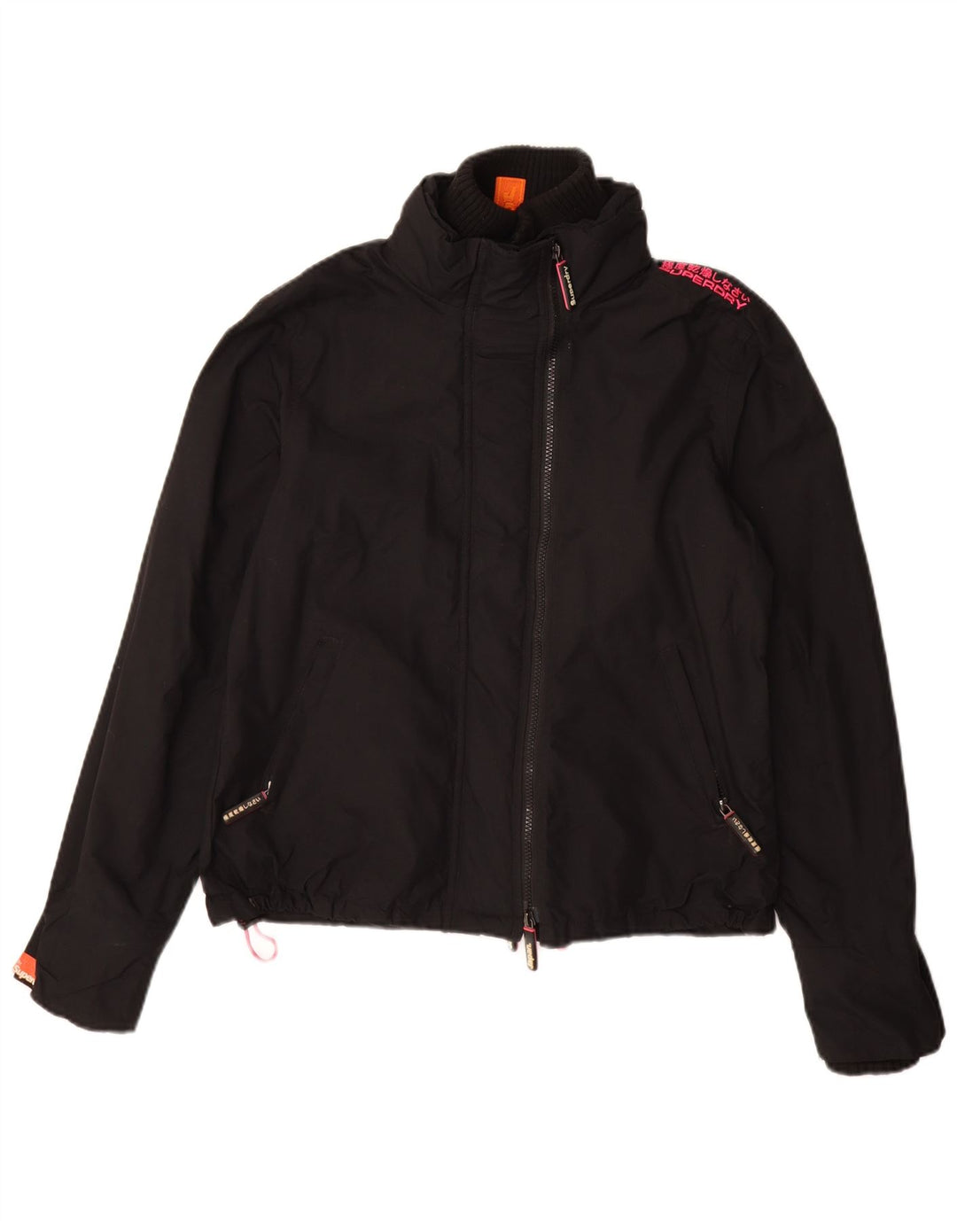 Superdry Chaqueta Cortavientos The Windcheater para Mujer UK 40 XL Nylon Negro