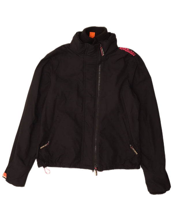 Superdry Chaqueta Cortavientos The Windcheater para Mujer UK 40 XL Nylon Negro
