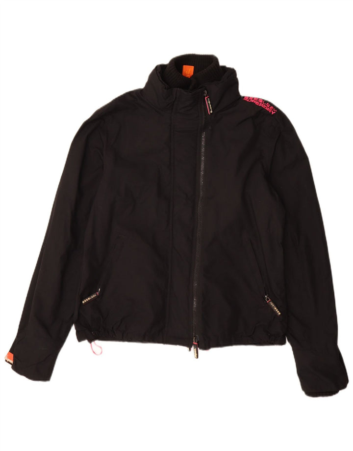 Superdry Chaqueta Cortavientos The Windcheater para Mujer UK 40 XL Nylon Negro