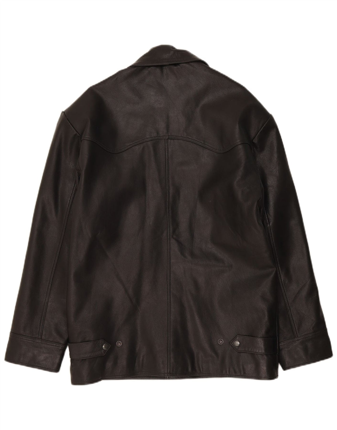 Milan Chaqueta de cuero para hombre UK 38 Medium Black Classic