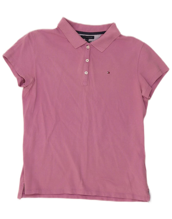 Tommy Hilfiger Polo Slim Fit para Mujer UK 40 XL Algodón Rosa