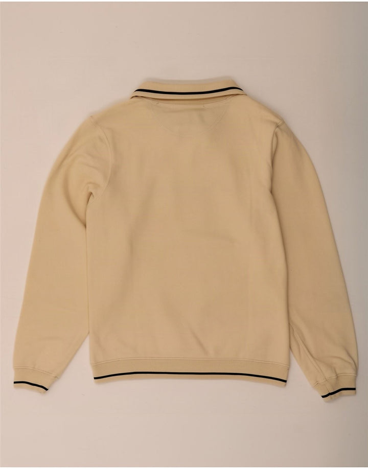 Champion Sudadera Con Cuello Y Cremallera Gráfica Para Hombre Jersey Pequeño De Algodón Beige