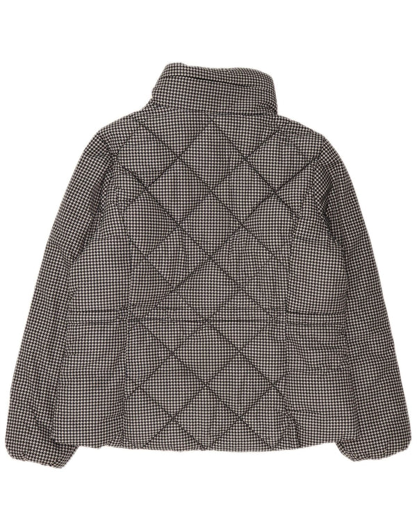 Marks & Spencer Chaqueta acolchada para mujer Reino Unido 46 Grande Pata de gallo negra