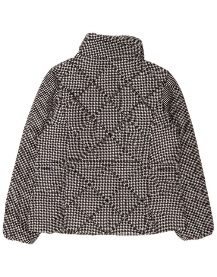 Marks & Spencer Chaqueta acolchada para mujer Reino Unido 46 Grande Pata de gallo negra