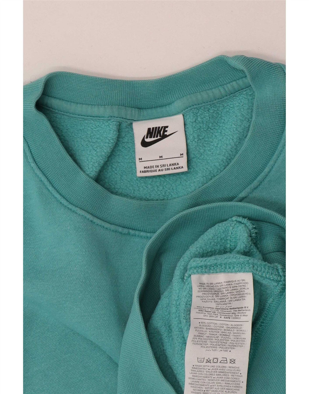 Sudadera Nike Jumper Medium Turquesa Algodón - Hombre