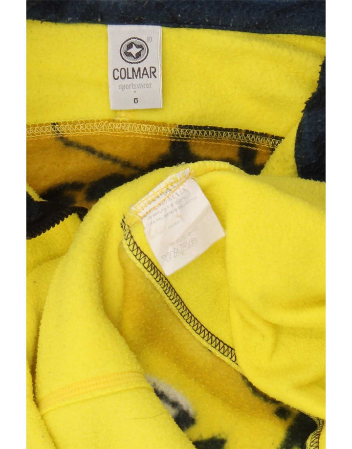 Colmar Jersey De Forro Polar Con Cremallera Y Cuello Para Hombre 2XL Poliéster Color Block Amarillo