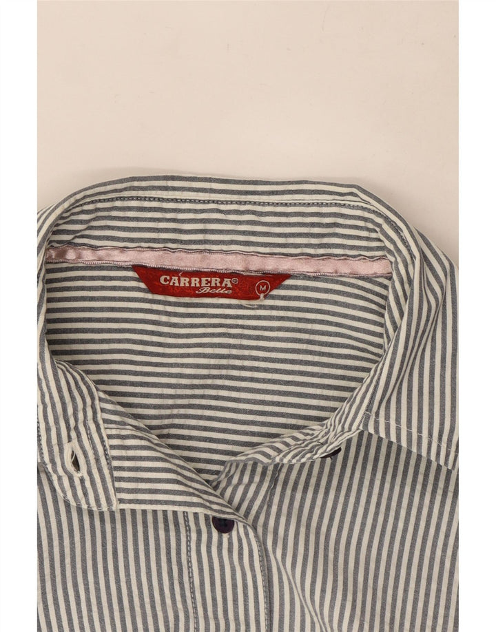 Carrera Camisa para mujer Reino Unido 12 Gris medio Rayas
