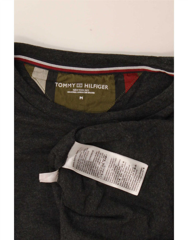 Camiseta Tommy Hilfiger Hombre Manga Larga Algodón Gris Medio
