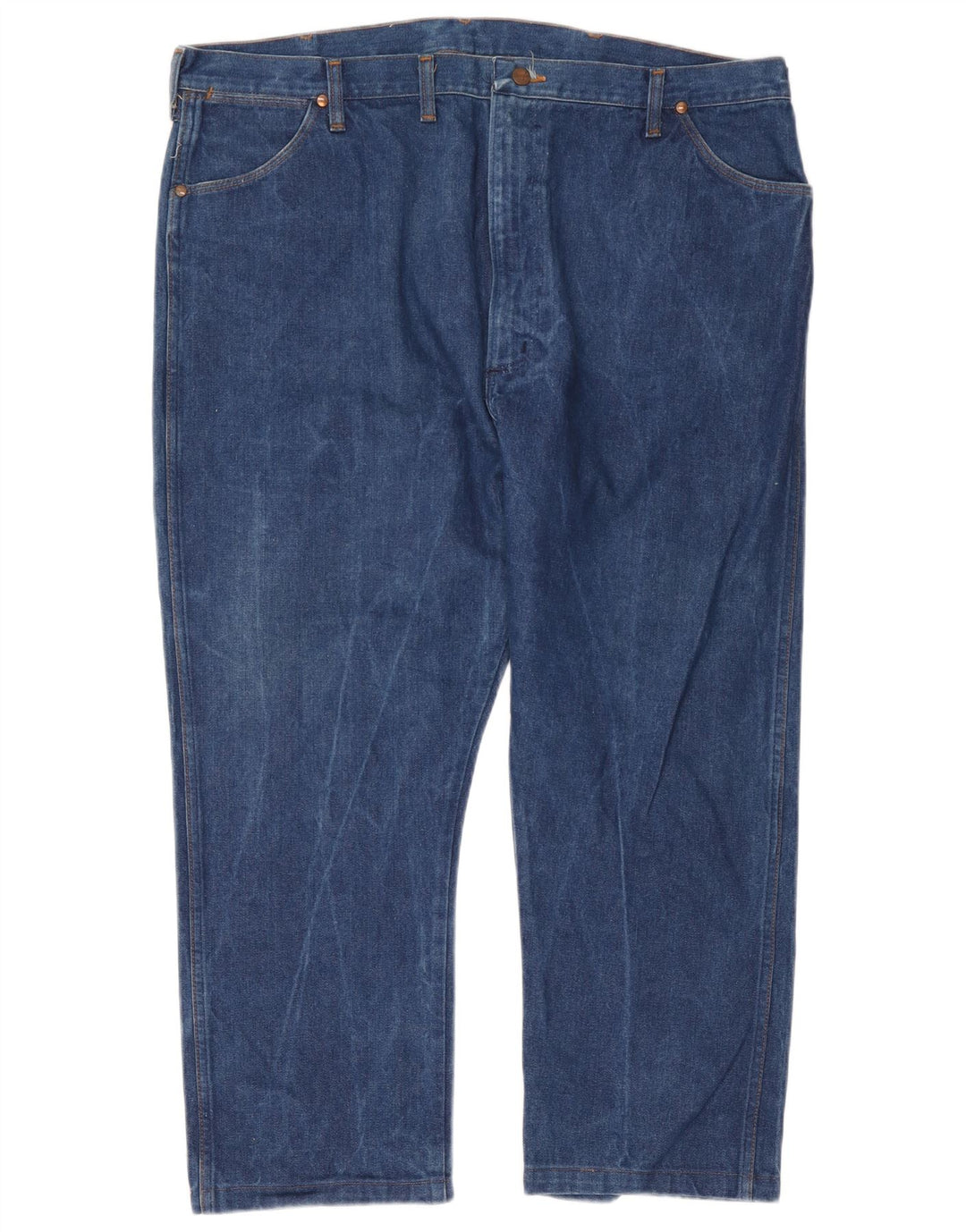 Wrangler Vaqueros Rectos Cortos Para Hombre W44 L26 Azul