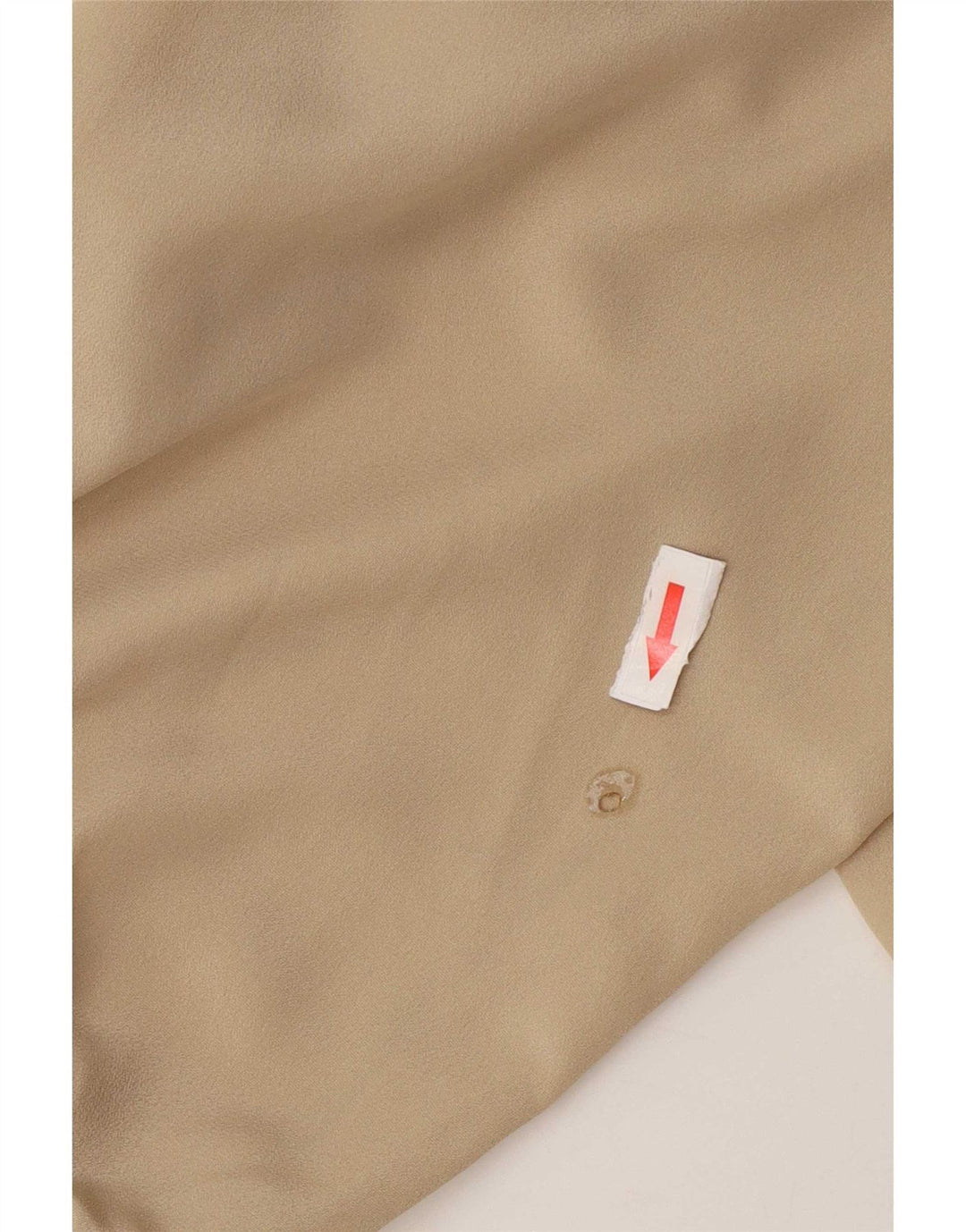 Luisa Spagnoli Blusa Camisa Mujer UK 40 XL Poliéster Beige