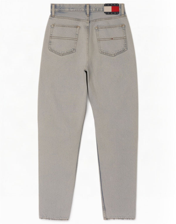 Vaqueros Tommy Hilfiger Mom de talle ultraalto para mujer W27 L28 Azul
