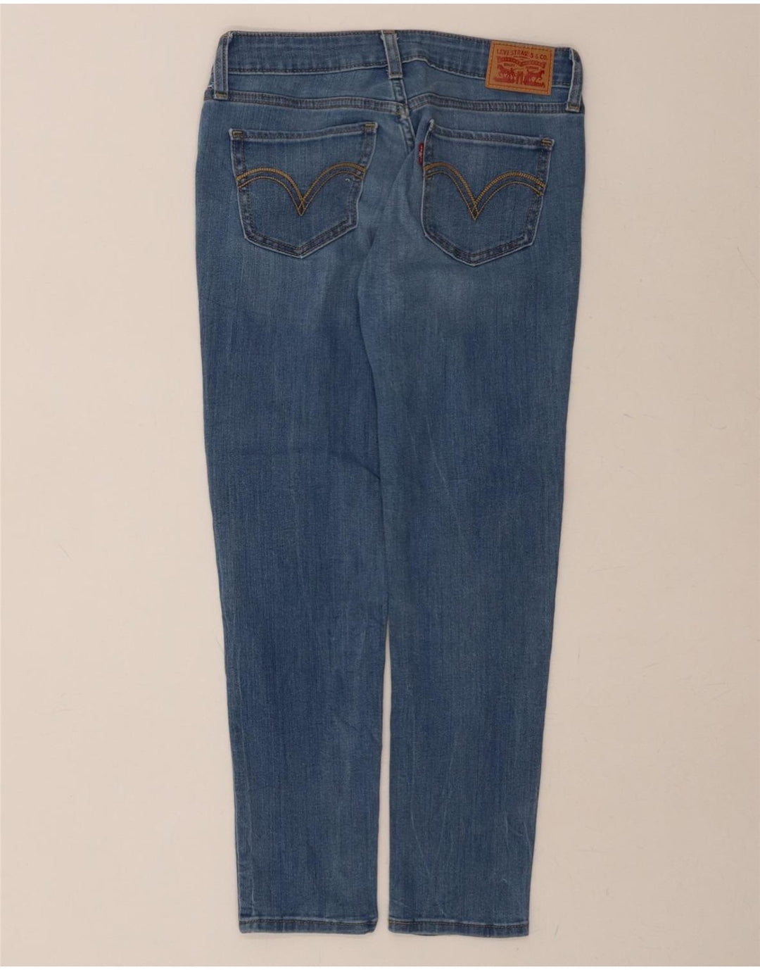 LEVI'S Womens Slim Jeans W28 L26  Blue Cotton Vintage Levi's and Second-Hand Levi's from Messina Hembry 