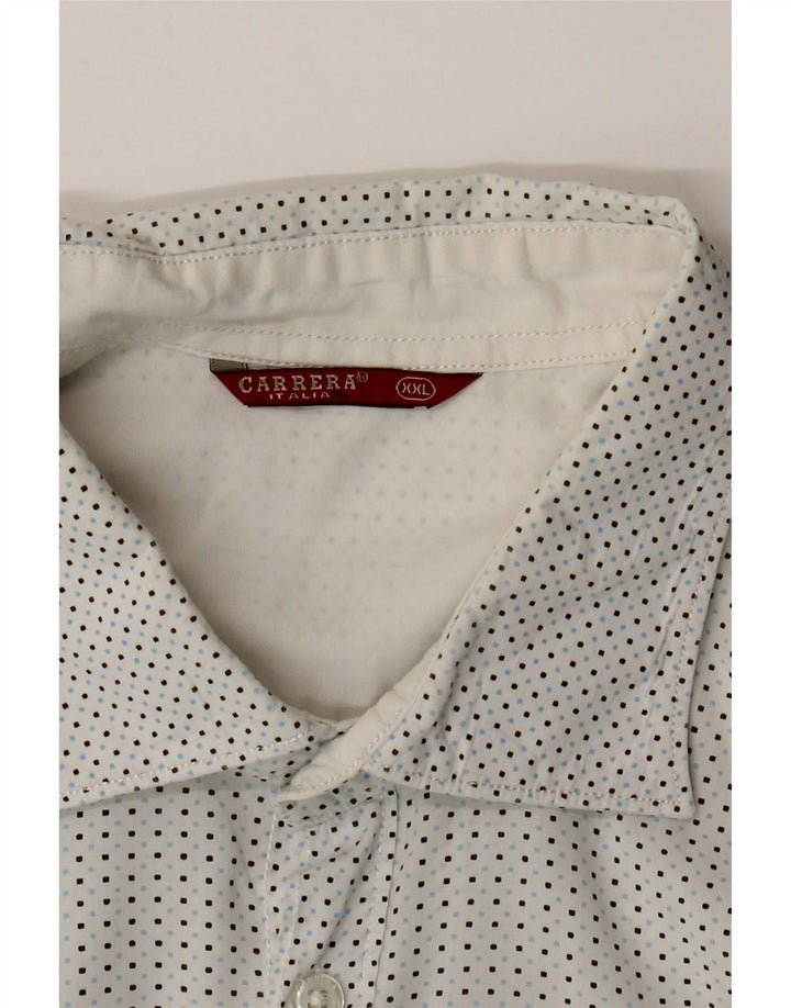 CARRERA Camisa Hombre 2XL Blanco Moteado