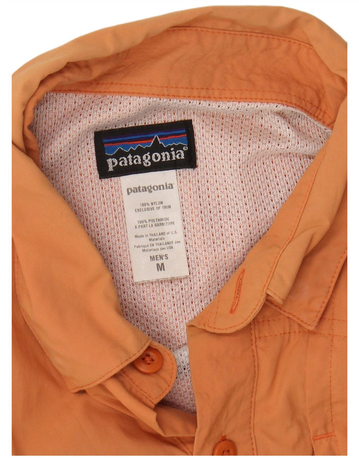 Camisa Patagonia Hombre Mediana Naranja Nylon