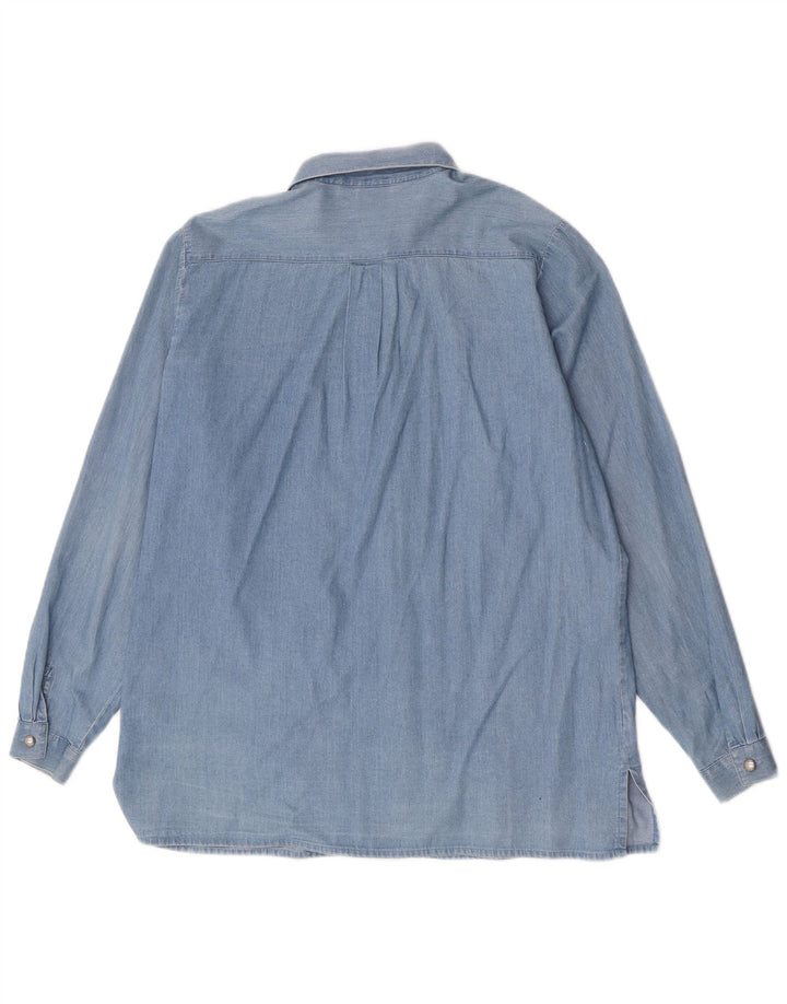 Camisa de mujer Hammerschmid EU 40 Algodón floral azul medio