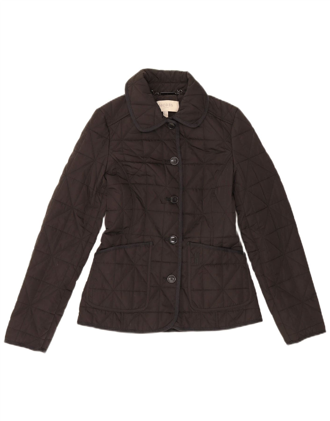 Hobbs Chaqueta acolchada para mujer UK 6 XS Negro Poliéster Clásico