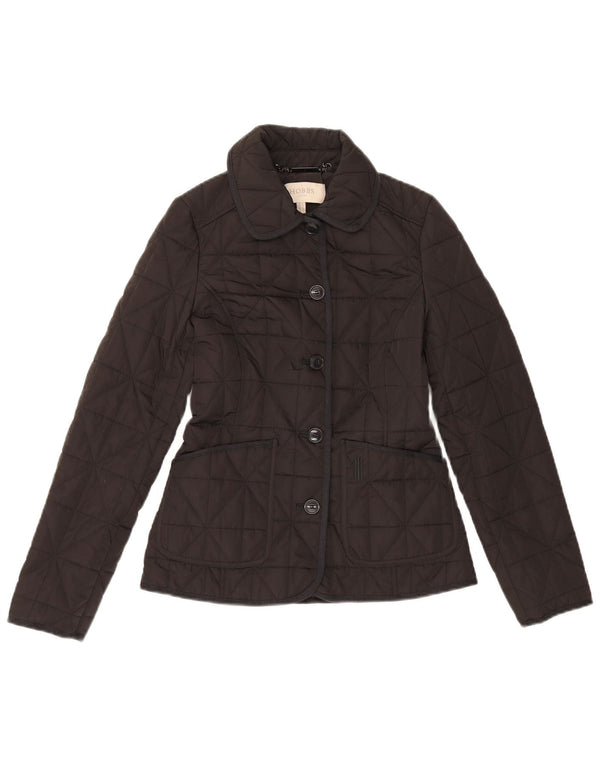 Hobbs Chaqueta acolchada para mujer UK 6 XS Negro Poliéster Clásico