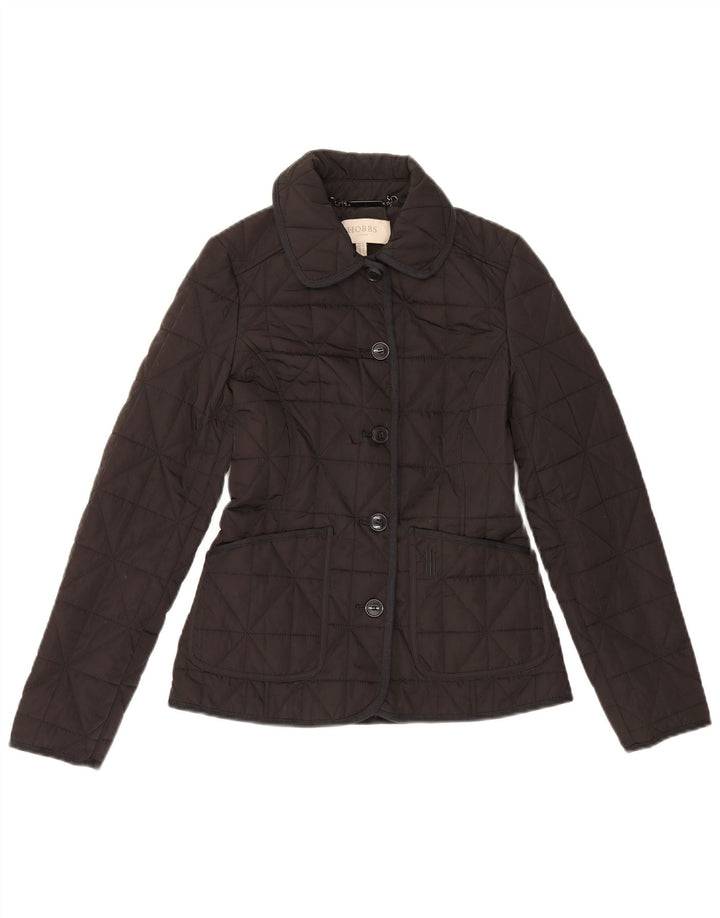 Hobbs Chaqueta acolchada para mujer UK 6 XS Negro Poliéster Clásico