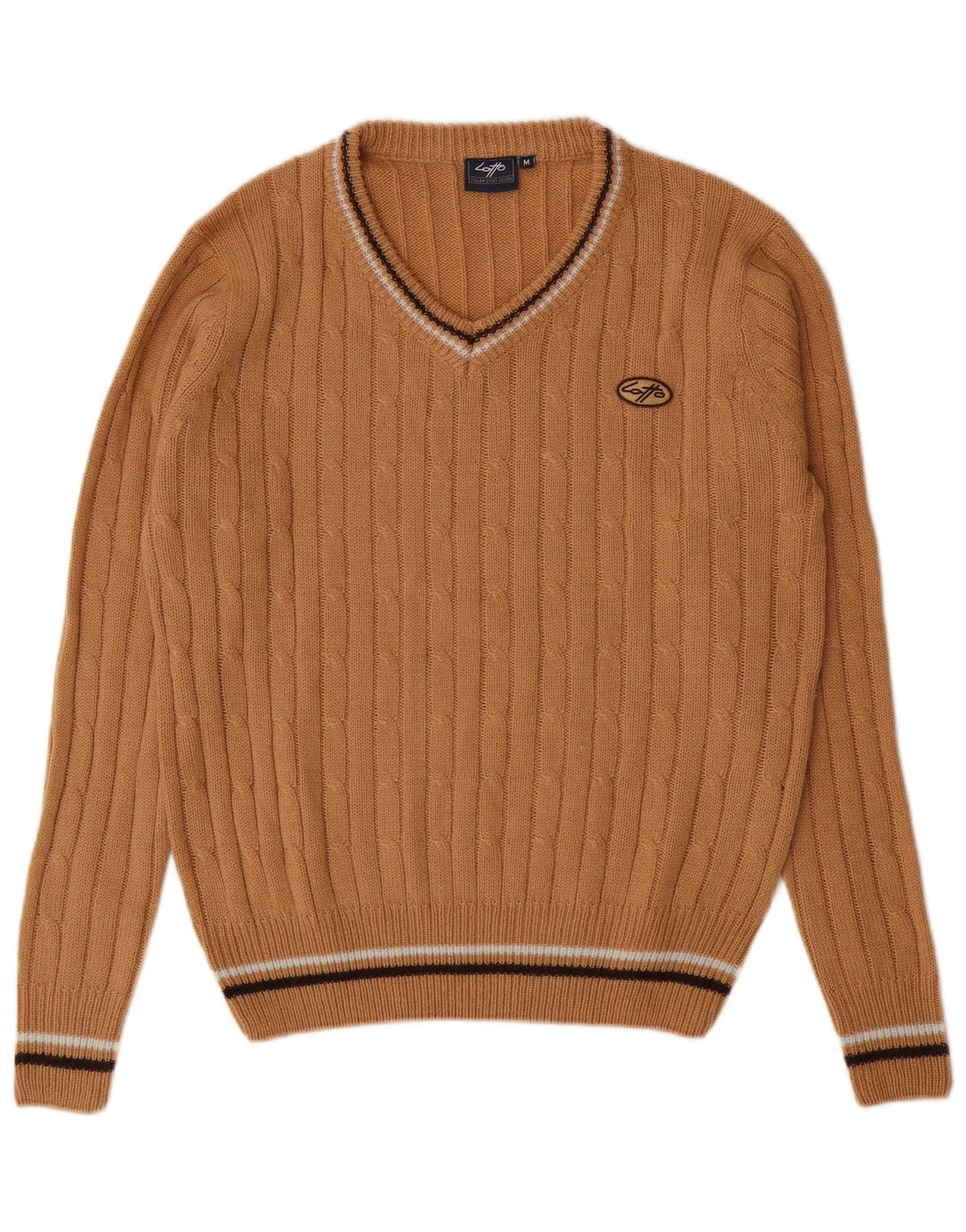 Lotto Hombre Jersey Con Cuello En V Jersey Acrílico Marrón Medio