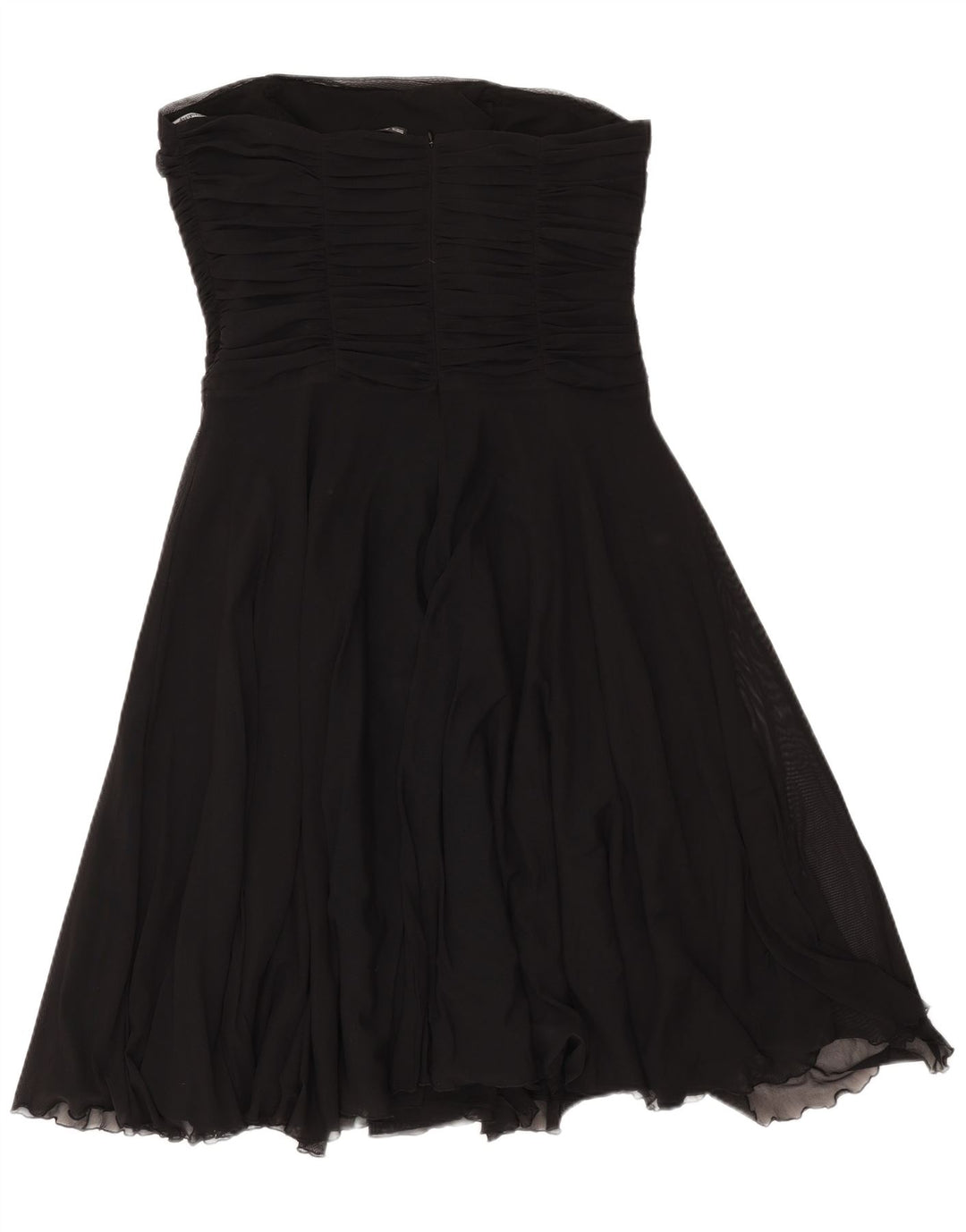 Marks & Spencer Vestido sin Tirantes para Mujer UK 46 Grande Poliamida Negra