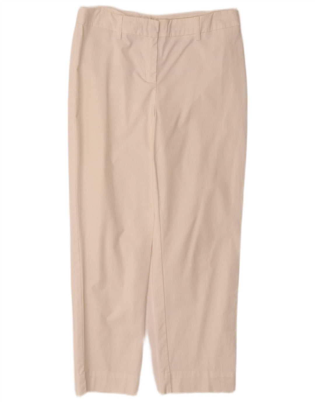 Marella Mujer Pantalones Cortos Rectos W28 L26 Blanco