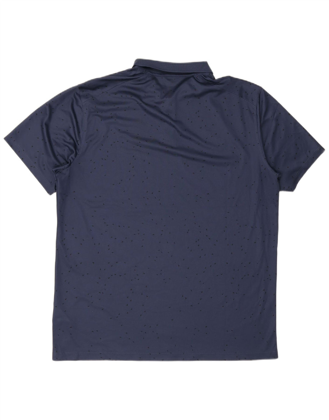 Nike Polo Dri Fit Standard Fit para hombre, talla grande, poliéster azul marino