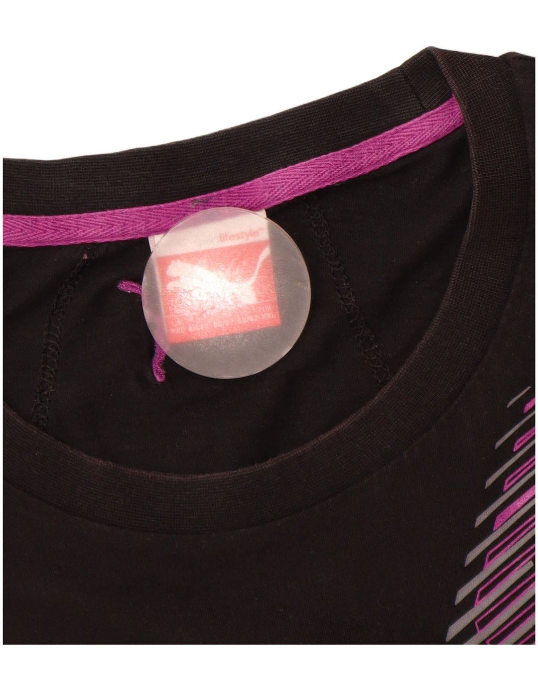 Puma Camiseta gráfica para hombre Top 2XL Negro