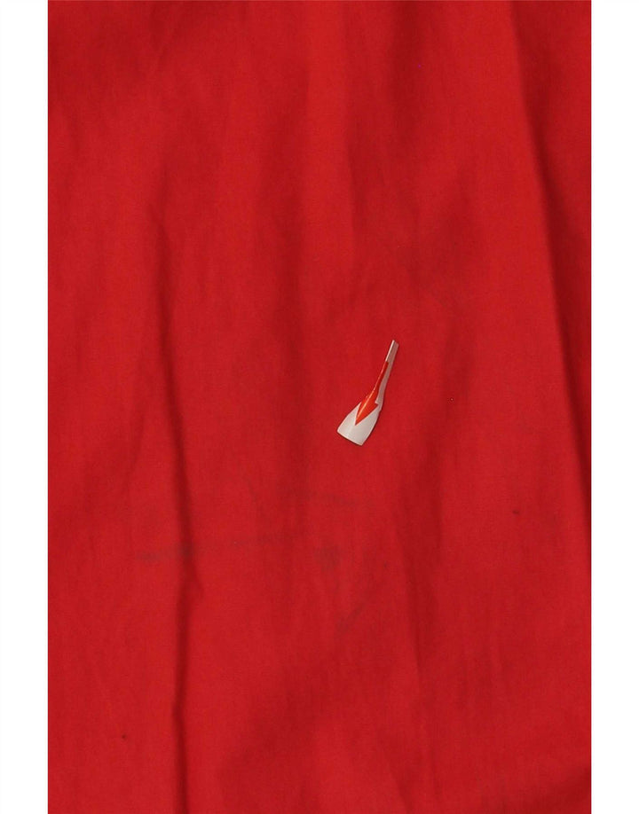 Levi's Camisa de manga corta para hombre de algodón rojo grande