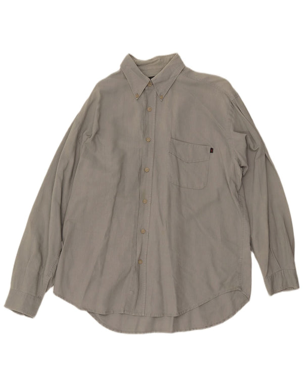 MARLBORO CLASSICS Camisa para hombre Grande Gris