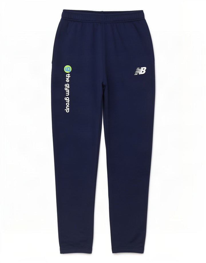 New Balance Hombre Pantalones De Chándal Gráfico Poliéster Azul Marino Medio