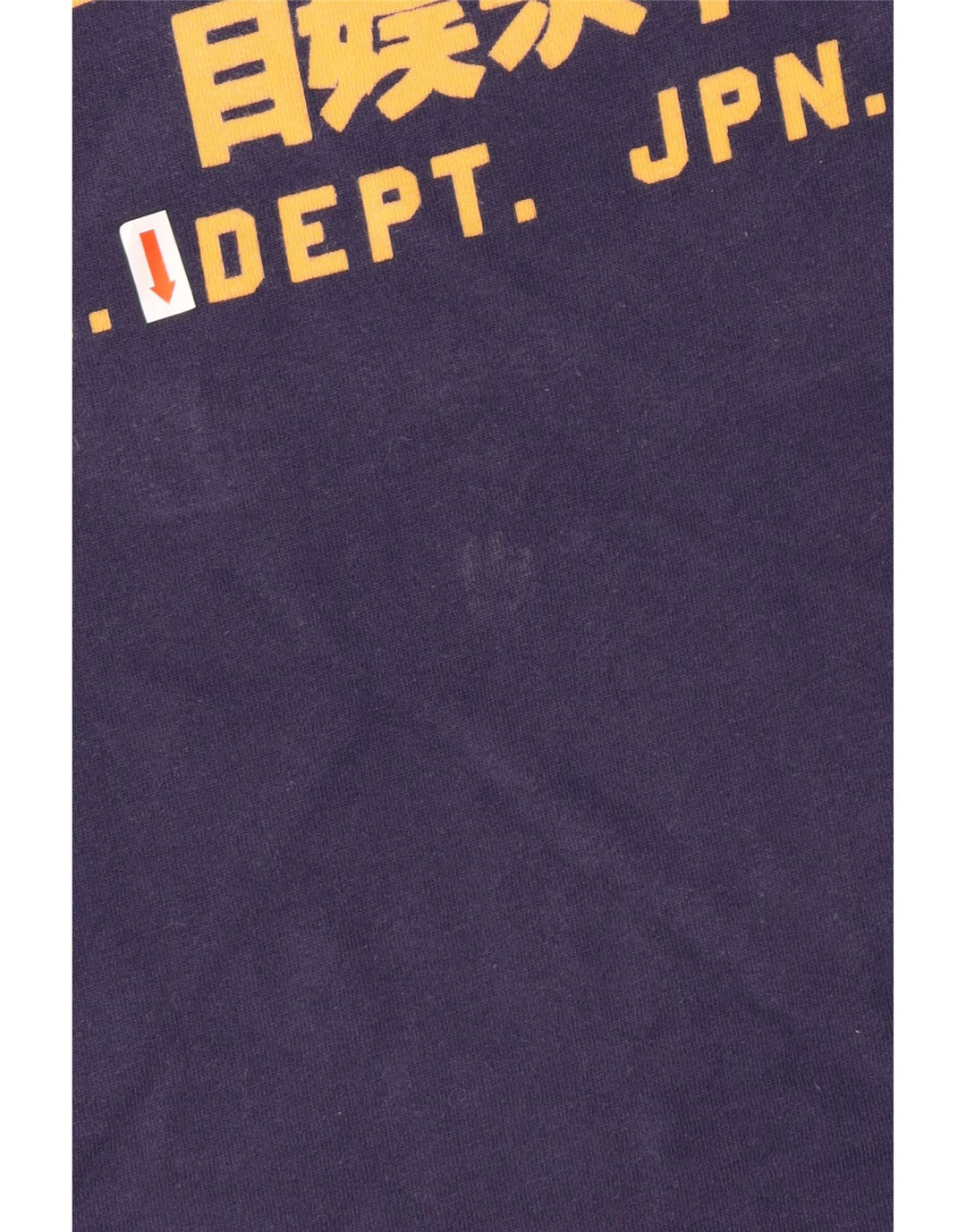 Superdry Camiseta gráfica para hombre Top grande de algodón azul marino