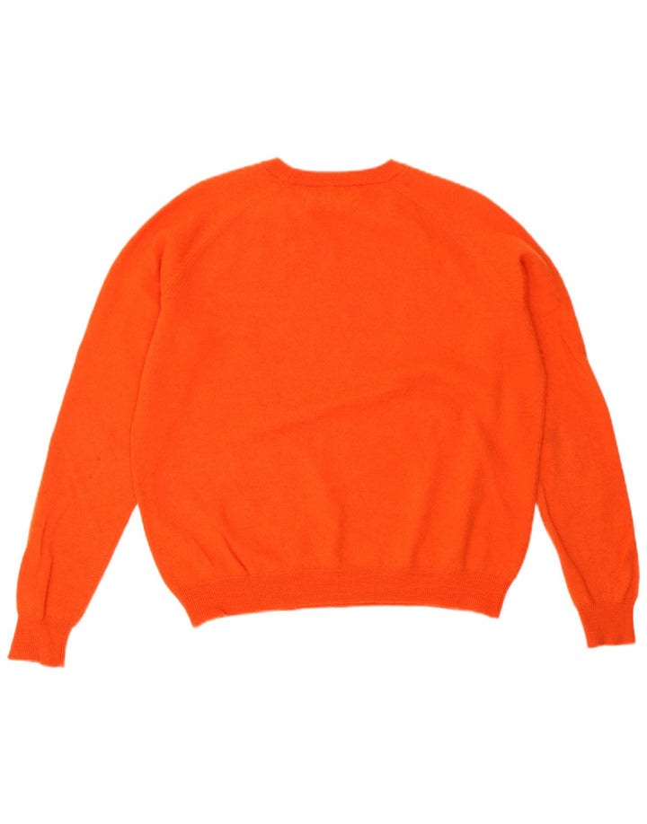 Zara Hombre Jersey Cuello Redondo Jersey Small Lana Naranja